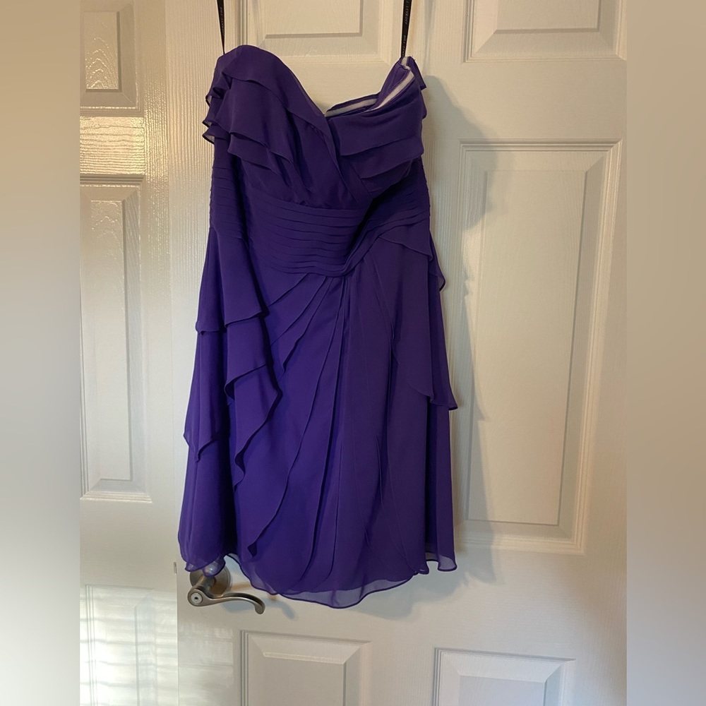 Purple bridesmaid dress